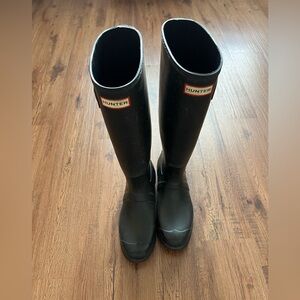 Hunter boots black